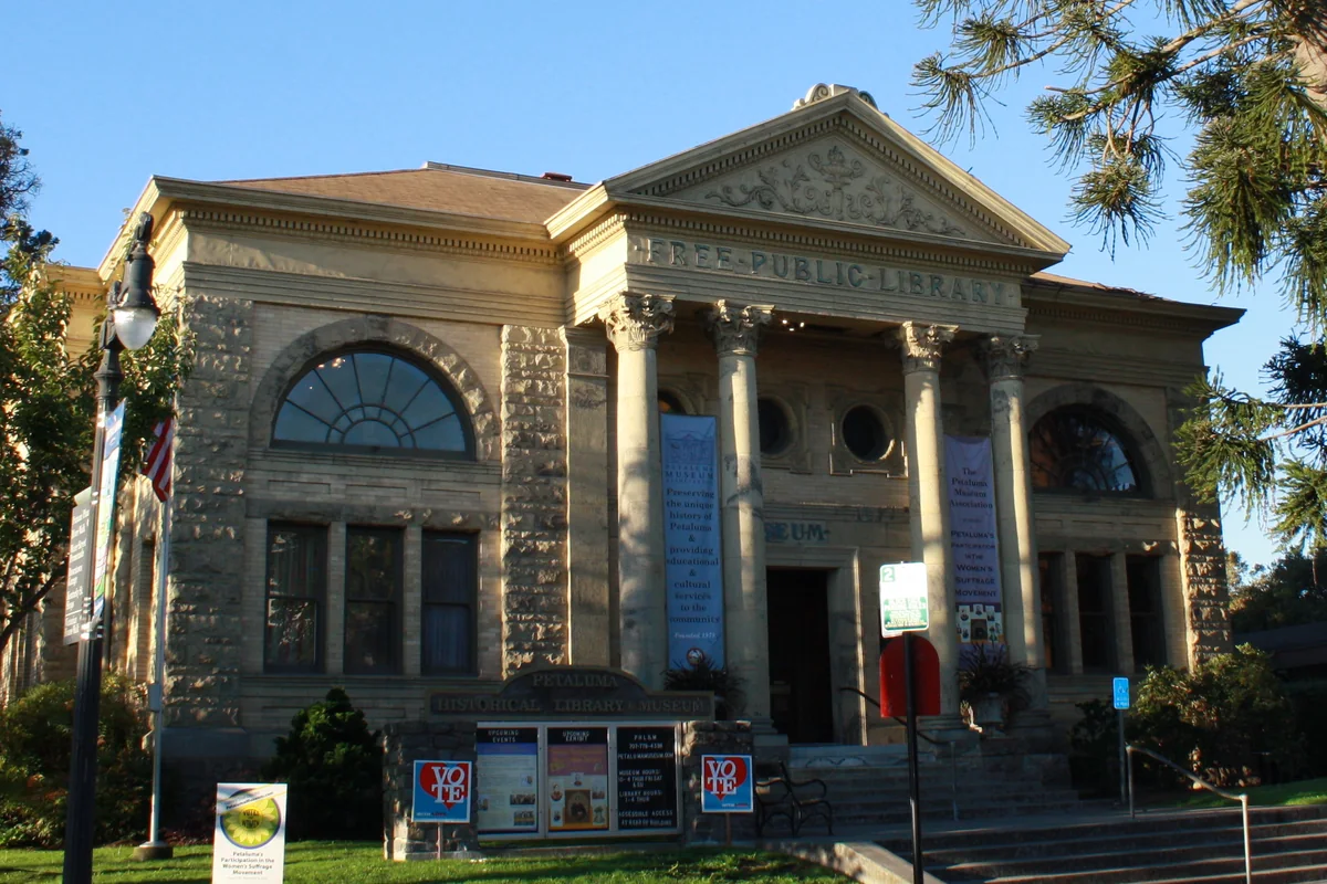 Petaluma Historical Library and Museum in the former Carnegie library building